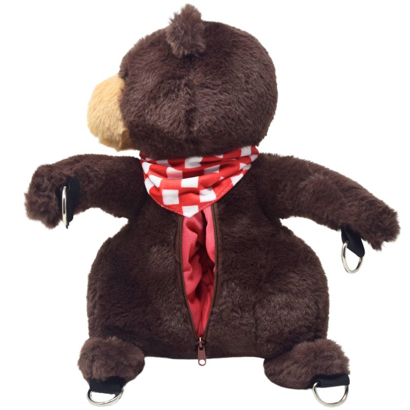 Bear Bag Stomach Zipper 2