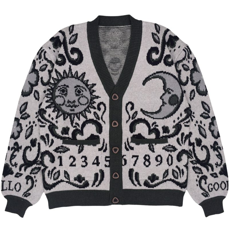 Black Ouija Cardigan 1