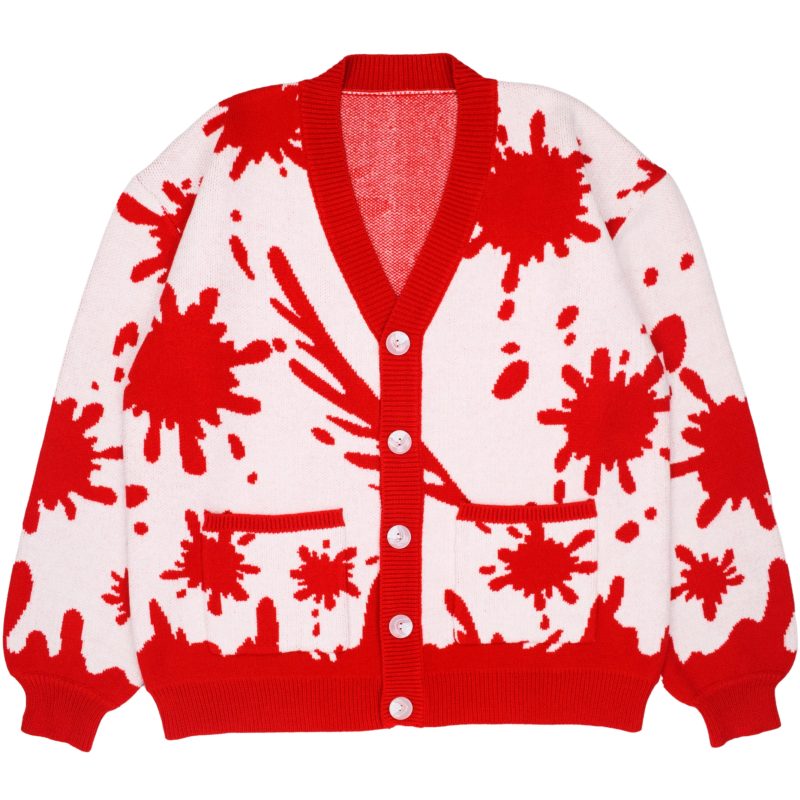 Blood Splatter Cardigan 1