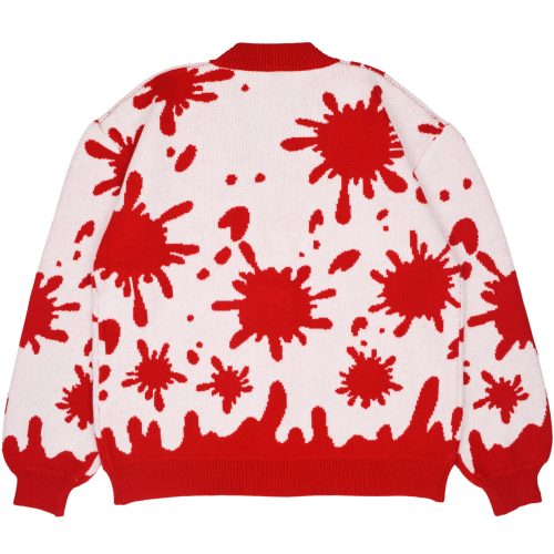 Blood Splatter Cardigan 2